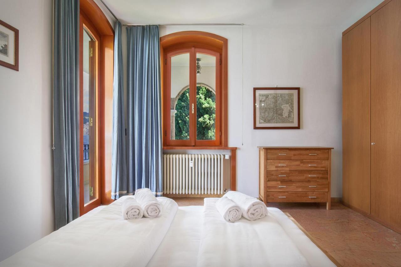 Villa Francesca-Grande Appartamento In Riva Al Lago Brenzone Extérieur photo